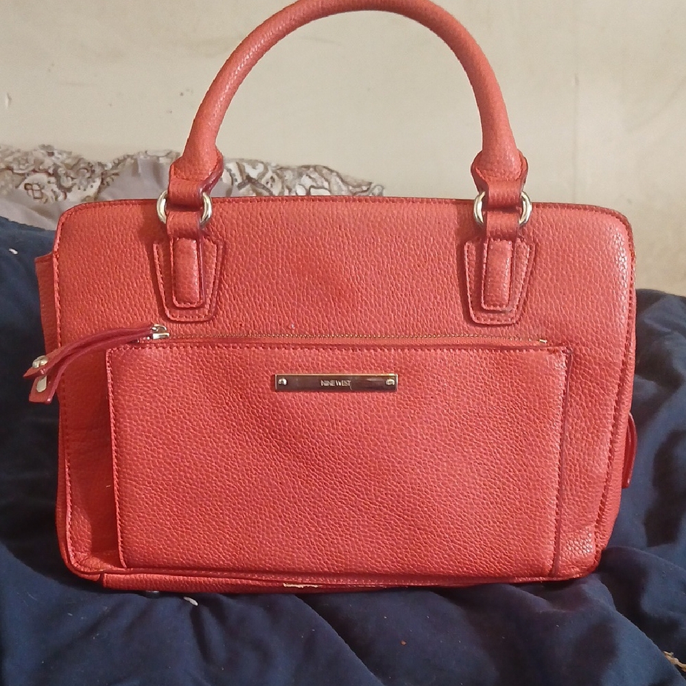 Nine West Elegant Coral Handbag